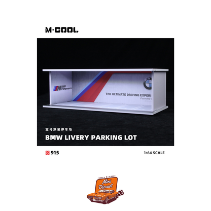 MoreArt M·COOL 1:64 BMW Livery Parking Lot (MC914915) (With Light)