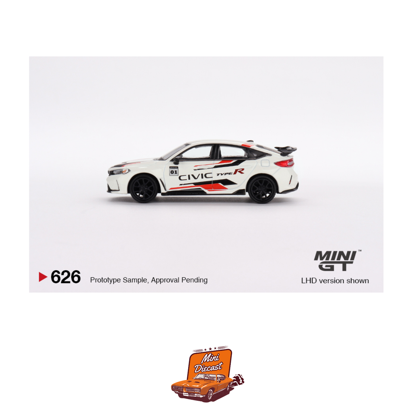Mini GT #626 Honda Civic Type R 2023 Honda Thanks Day Vietnam (Imported)