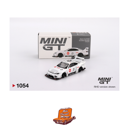 Damaged Box - Mini GT #1054 Nissan LB-Super Silhouette S15 Silvia ATHLETE (Imported) (Damaged Box)