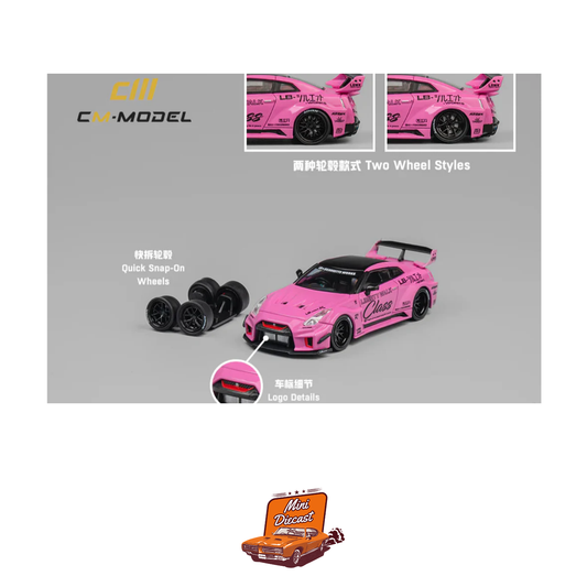 CM Model Nissan LBWK GT35RR (Pink) (CM64-35RR-08)
