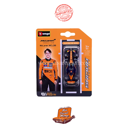 Bburago F1 1:64 Scale – McLaren MCL39 #81 Oscar Piastri (Imported)