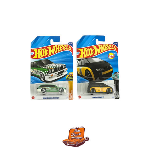 Hot Wheels Mainline (Set of 2) – BMW M3 Wagon / Renault Espace F1