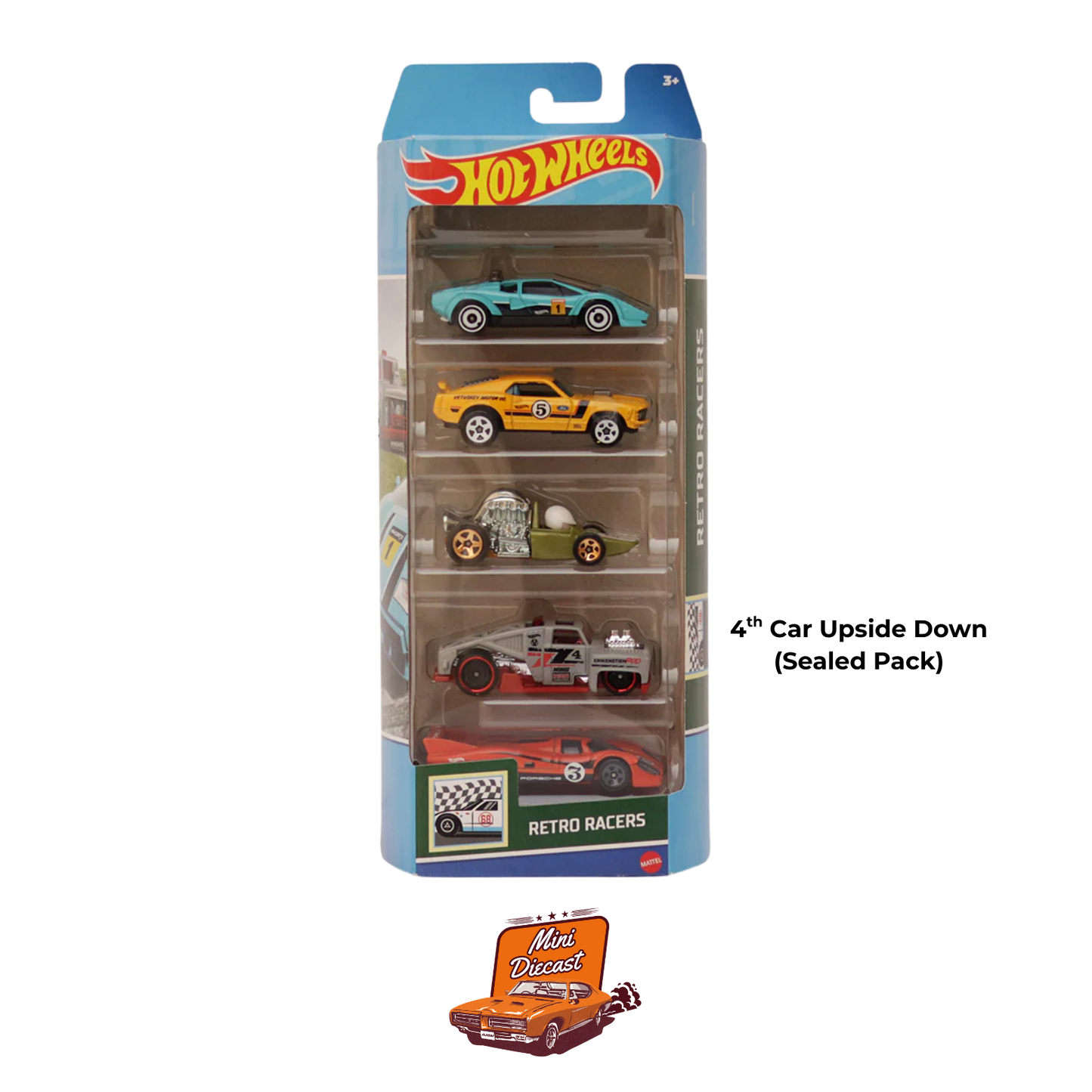 Hot Wheels Retro Racers 5 Pack