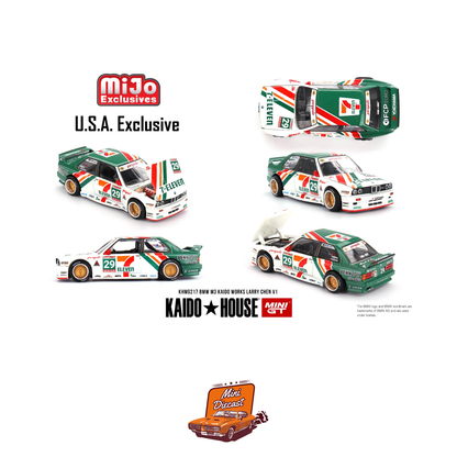 Kaido House x Mini GT #217 BMW M3 Kaido Works Larry Chen V1 (USA Exclusive) – Coming Soon (ETA: Feb End 2026)