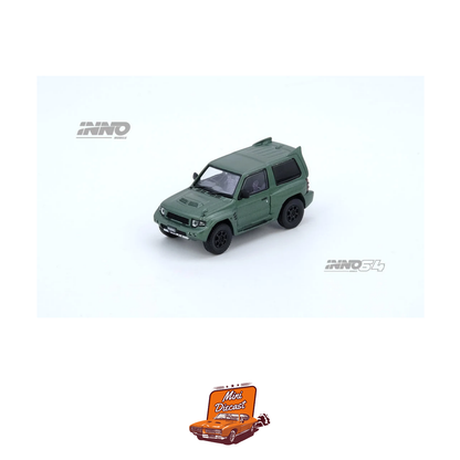 INNO64 Mitsubishi Pajero Evolution Satin Green IN64-EVOP-SGRE