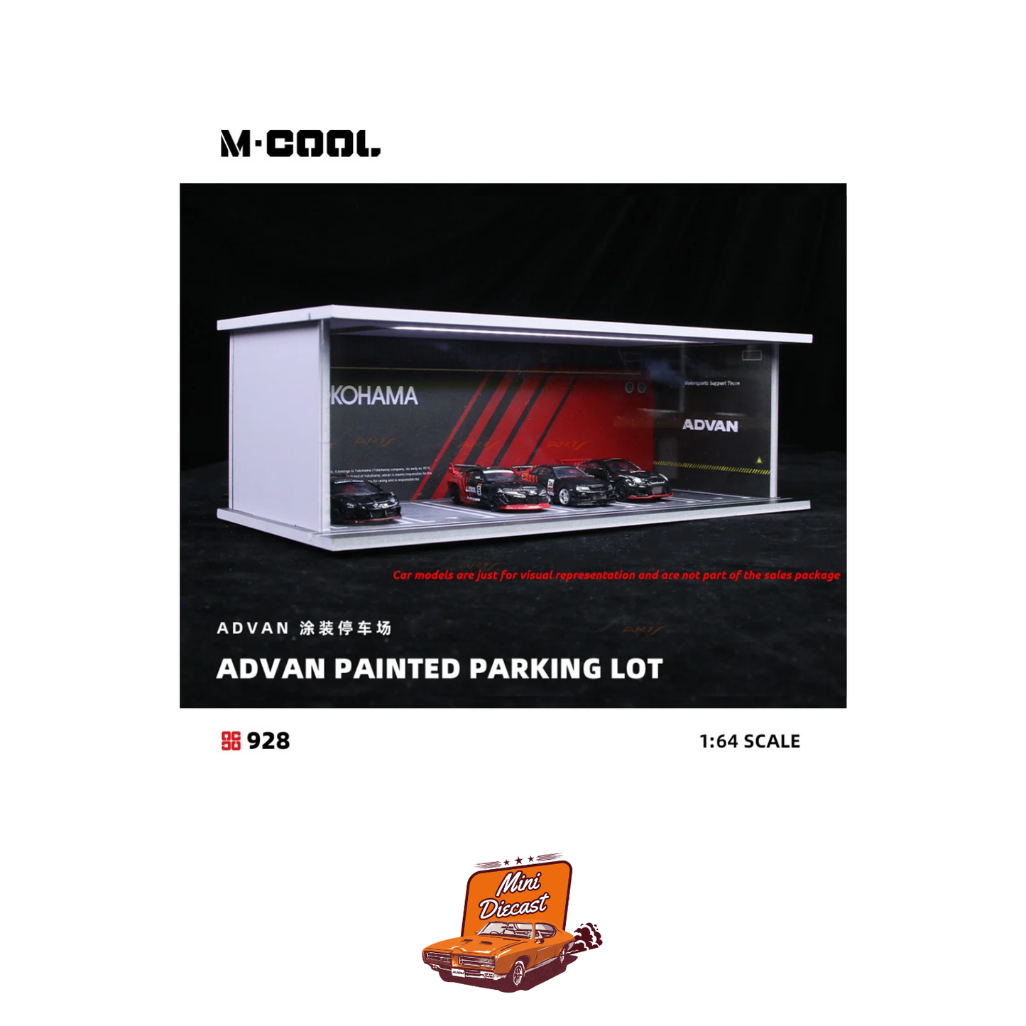 MoreArt M·COOL 1:64 Advan Livery Parking Lot (MC914928) (With Light)