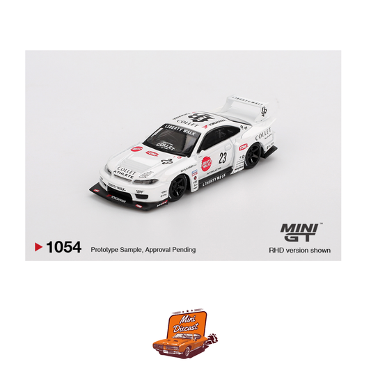 Damaged Box - Mini GT #1054 Nissan LB-Super Silhouette S15 Silvia ATHLETE (Imported) (Damaged Box)