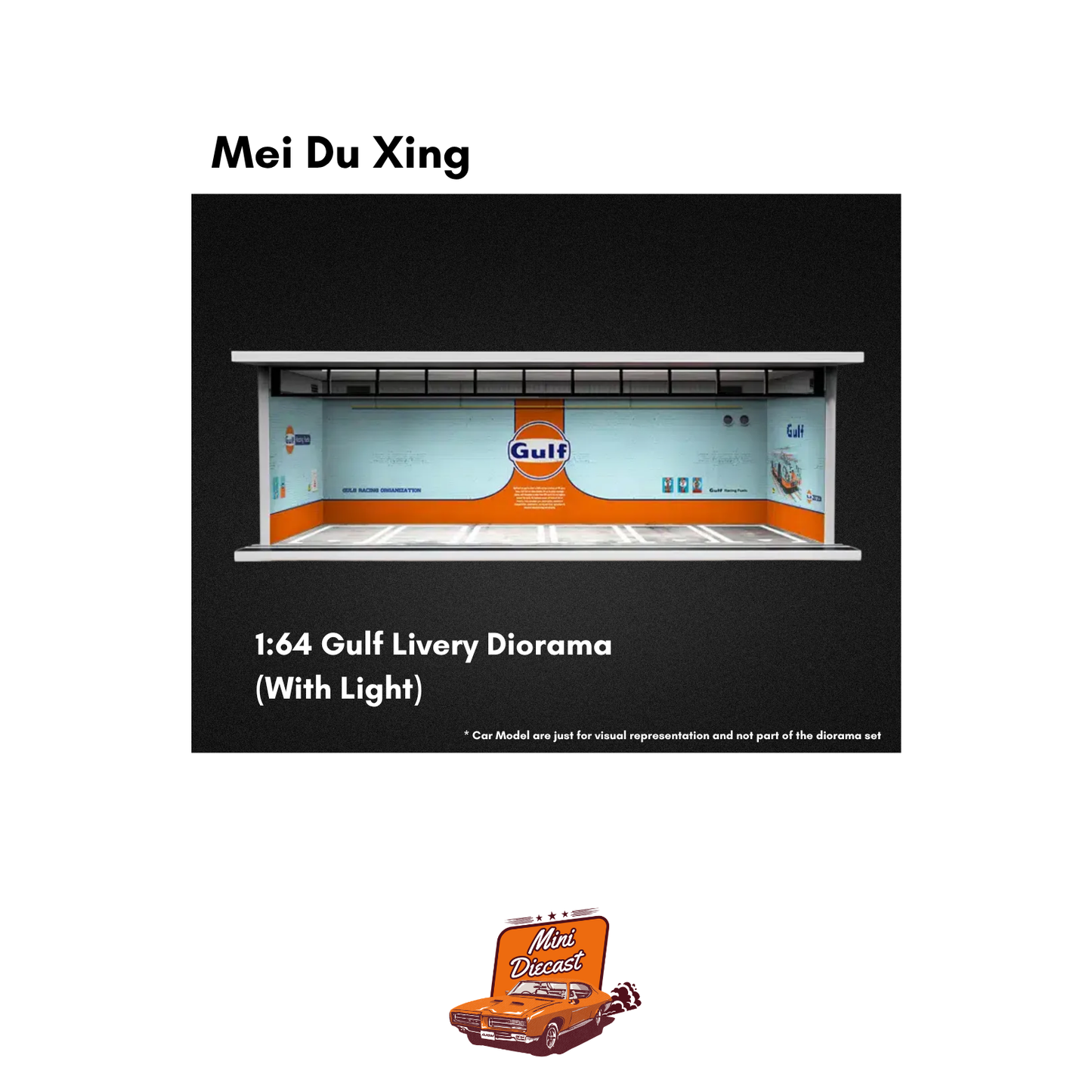 Mei Du Xing 1:64 Gulf Livery Diorama (With Light)