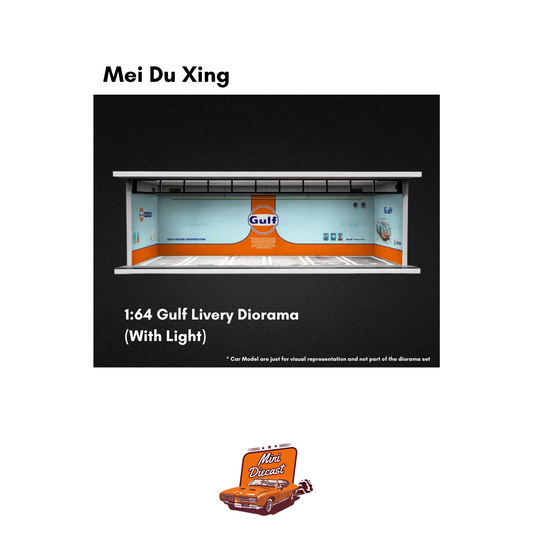 Mei Du Xing 1:64 Gulf Livery Diorama (With Light)