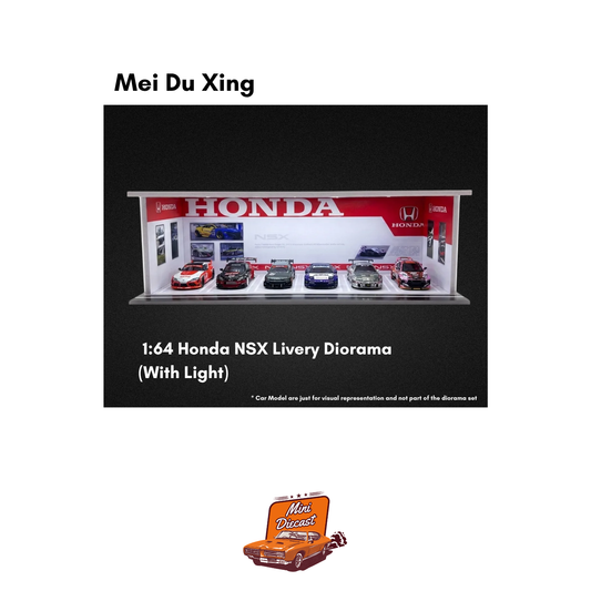 Mei Du Xing 1:64 Honda NSX Livery Diorama (With Light)