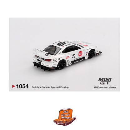 Damaged Box - Mini GT #1054 Nissan LB-Super Silhouette S15 Silvia ATHLETE (Imported) (Damaged Box)