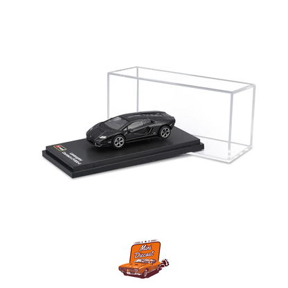 Bburago 1:64 Lamborghini Countach LPI 800-4 with Acrylic Display Box Black