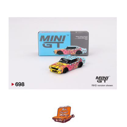 Mini GT #698 Nissan Skyline Kenmeri Liberty Walk LBWK KUMA Edition (Imported)