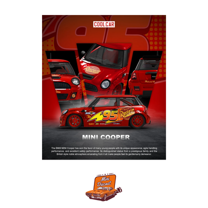 COOLCAR Mini Cooper Lightning McQueen (#95) Livery (CC643646)