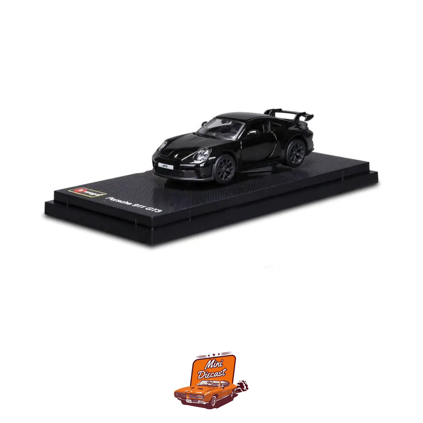 Bburago 1:64 Porsche 911 GT3 with Acrylic Display Box Black