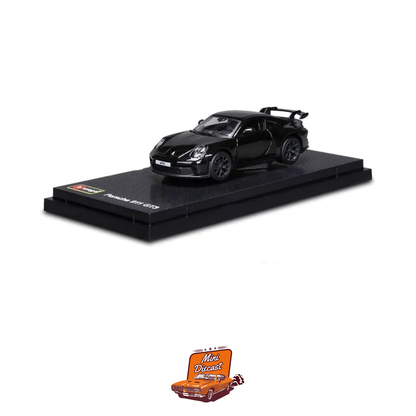 Bburago 1:64 Porsche 911 GT3 with Acrylic Display Box Black