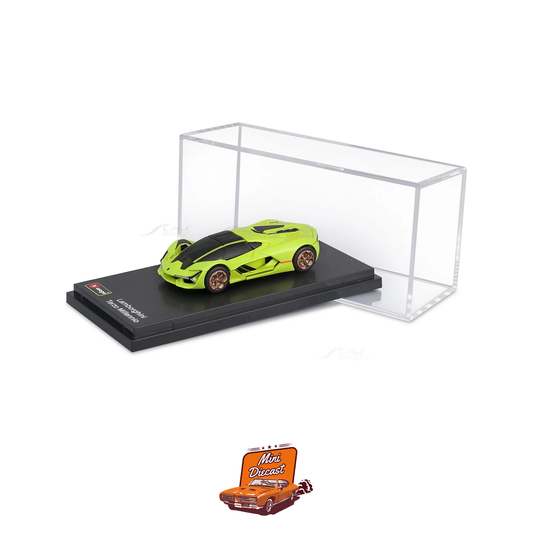 Bburago 1:64 Lamborghini Terzo Millennio with Acrylic Display Box Green