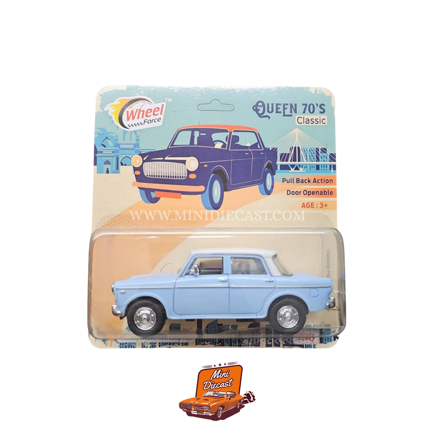 Centy Toys Fiat Queen 70’s Padmini – Light Blue
