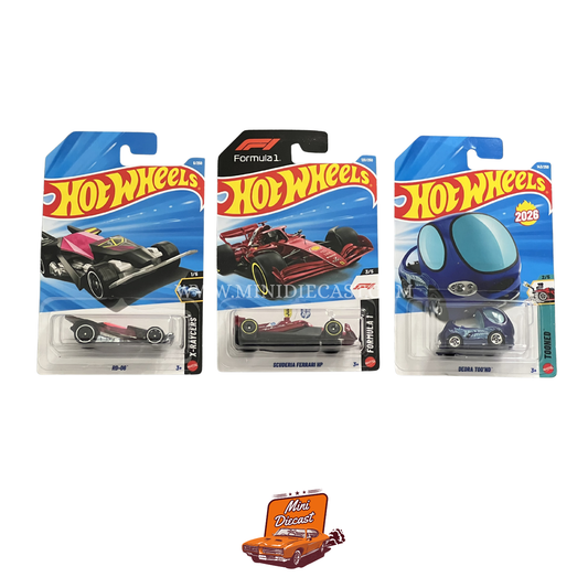 Hot Wheels Mainline (Set of 3) – RD-06 / Scuderia Ferrari HP / Deora II