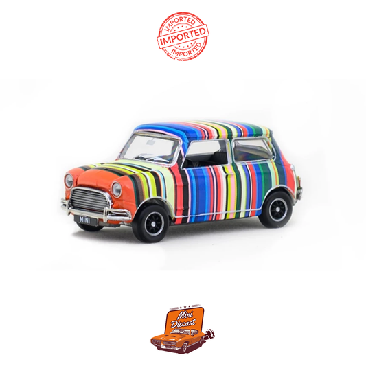 Tiny City Art Car – Coloured Stripes 1:50 Scale