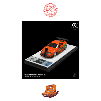 Time Micro Toyota Supra MK4 Brian O’Conner Edition with Figurine (Imported)