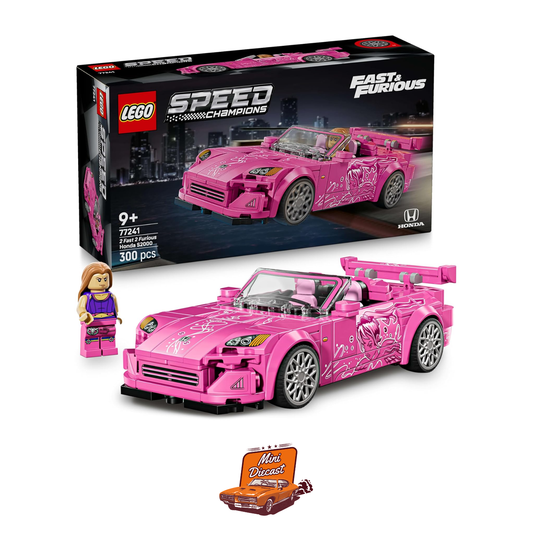 LEGO 77241 Speed Champions 2 Fast 2 Furious Honda S2000 (300 Pieces)