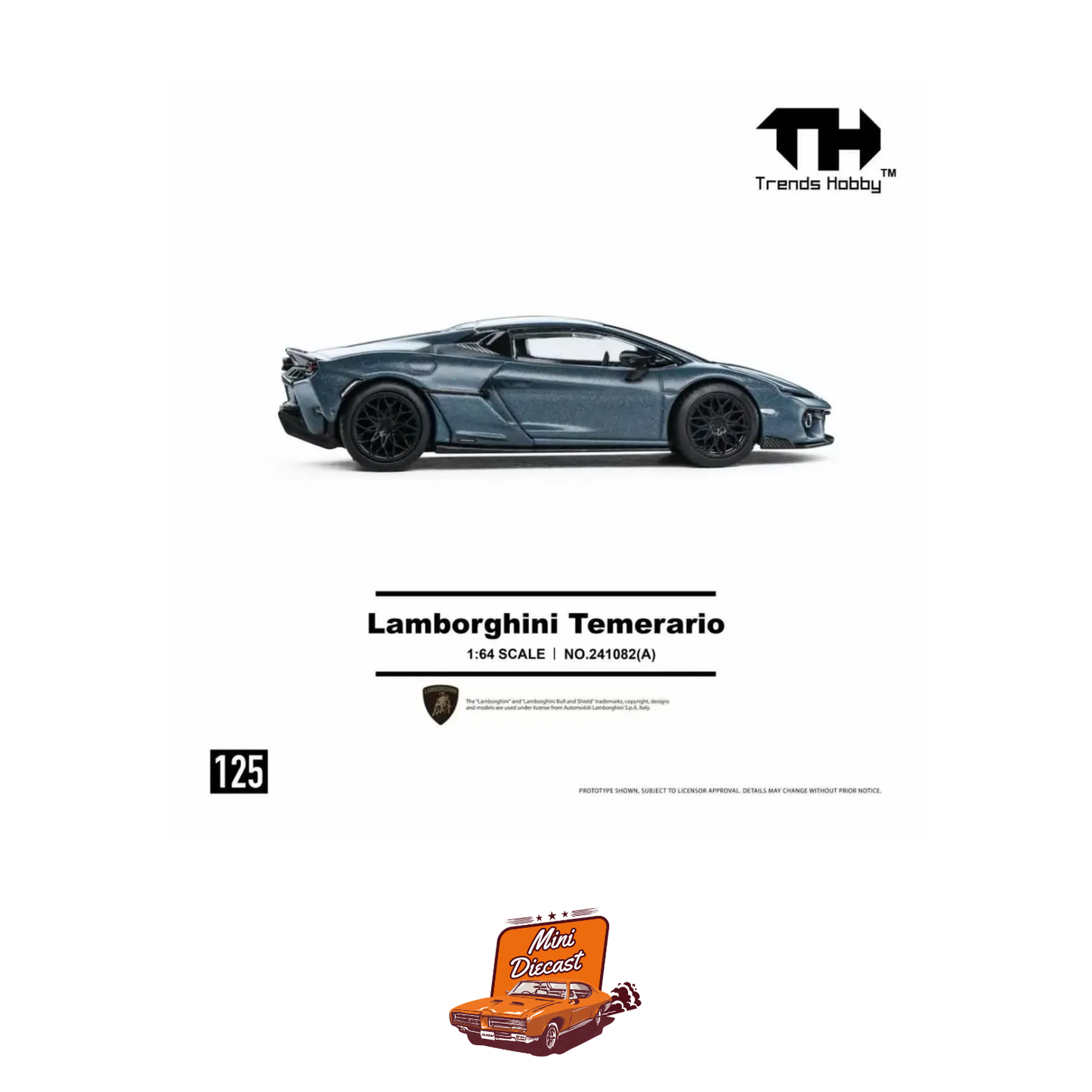 Trends Hobby Lamborghini Temerario Matte Blue 1:64 (241082(A))