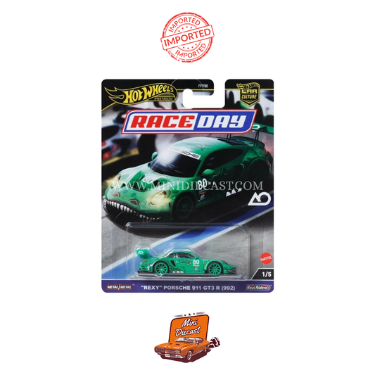 Hot Wheels Premium Car Culture – Rexy Porsche 911 GT3 R (992) (With Protector Case) Imported