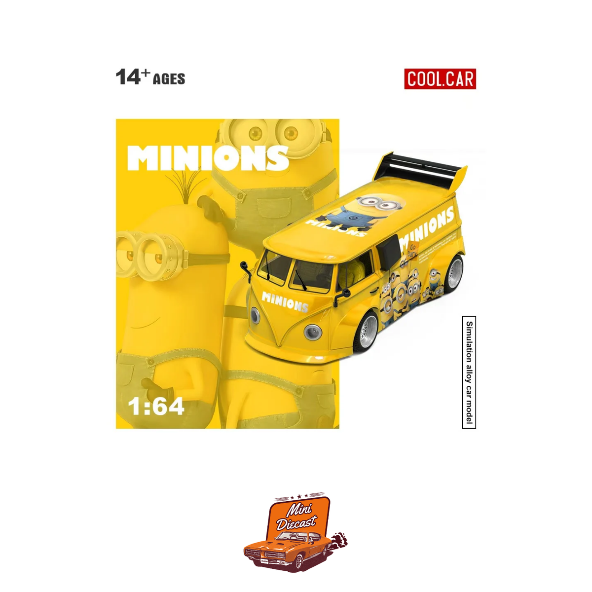 COOLCAR Volkswagen T1 Pickup Minions Livery (CC642953)