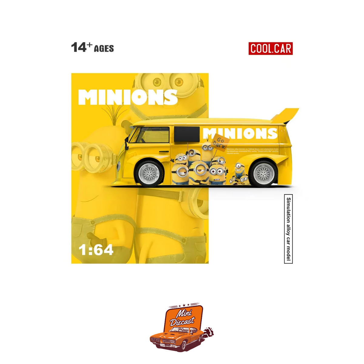 COOLCAR Volkswagen T1 Pickup Minions Livery (CC642953)