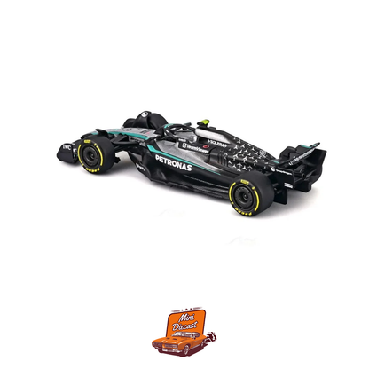 Bburago 1:64 Mercedes-AMG Petronas F1 W16 E Performance Kimi Antonelli with Acrylic Display Box