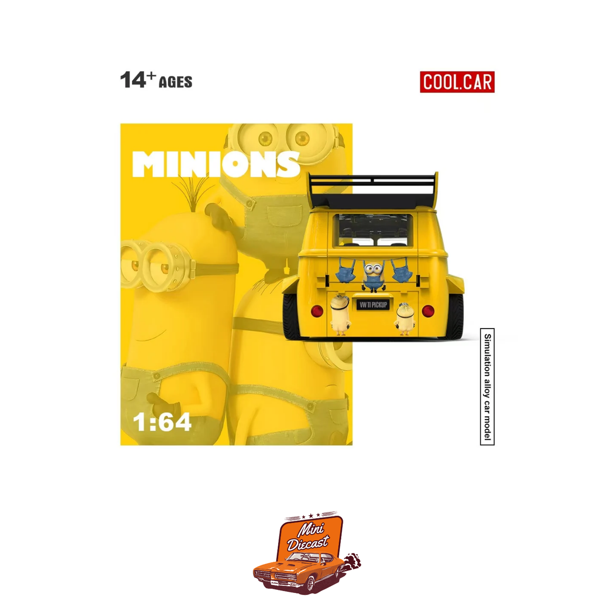 COOLCAR Volkswagen T1 Pickup Minions Livery (CC642953)