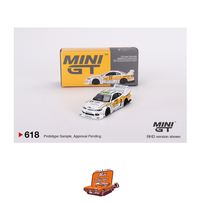 Mini GT #618 Nissan LB-Super Silhouette S15 Silvia #23 2022 Goodwood Festival of Speed (Imported)