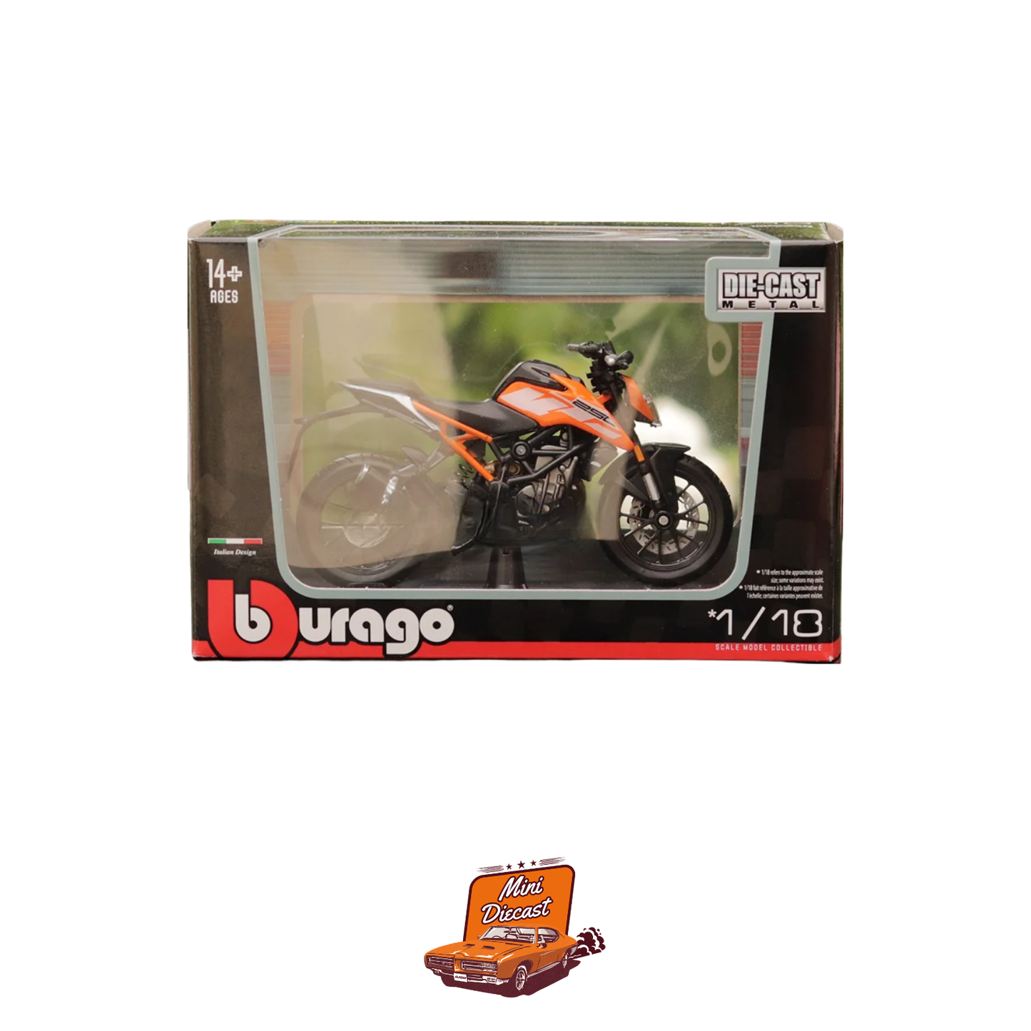 Bburago 1:18 KTM 250 Duke