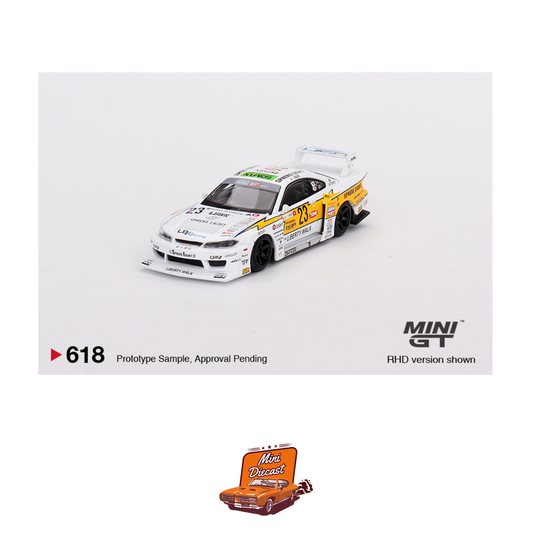 Mini GT #618 Nissan LB-Super Silhouette S15 Silvia #23 2022 Goodwood Festival of Speed (Imported)