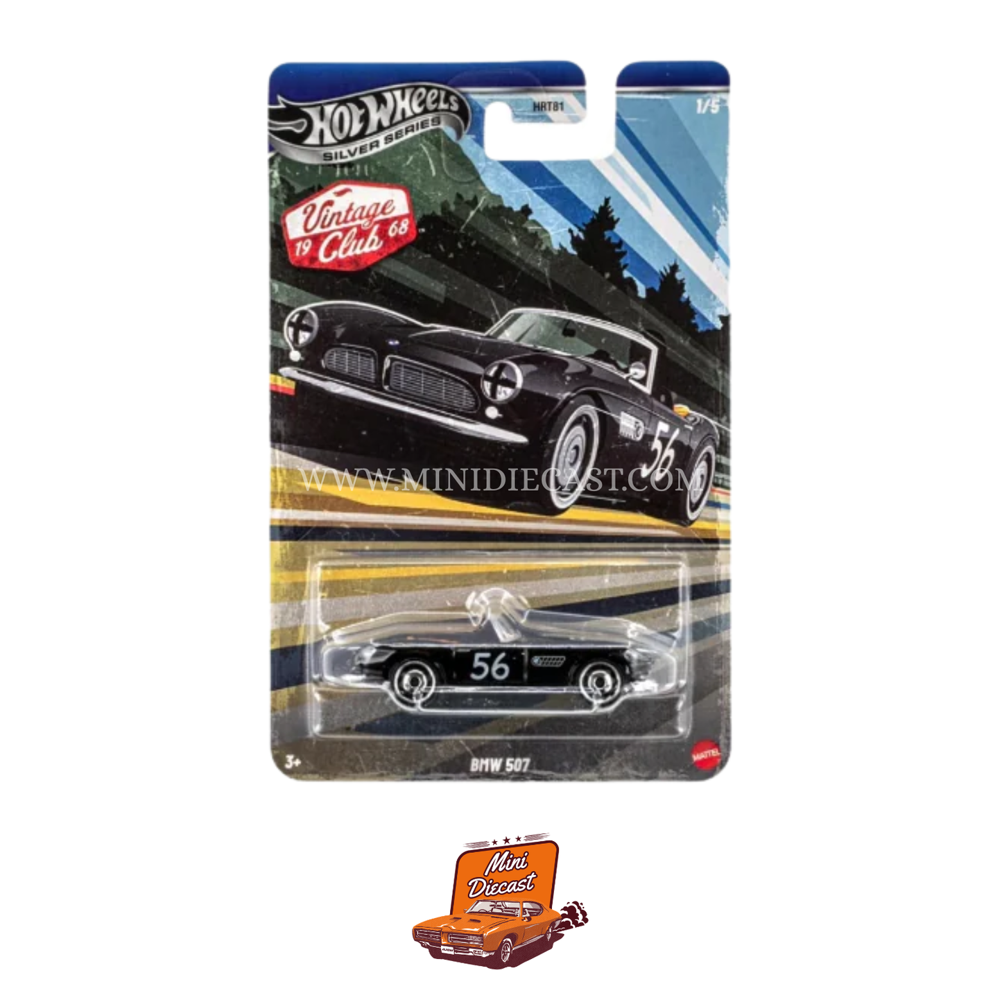 Hot Wheels Silver Series Vintage Club – Mix 2 2026 – Set of 5