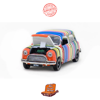 Tiny City Art Car – Coloured Stripes 1:50 Scale