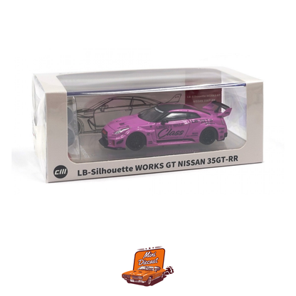 CM Model Nissan LBWK GT35RR (Pink) (CM64-35RR-08)