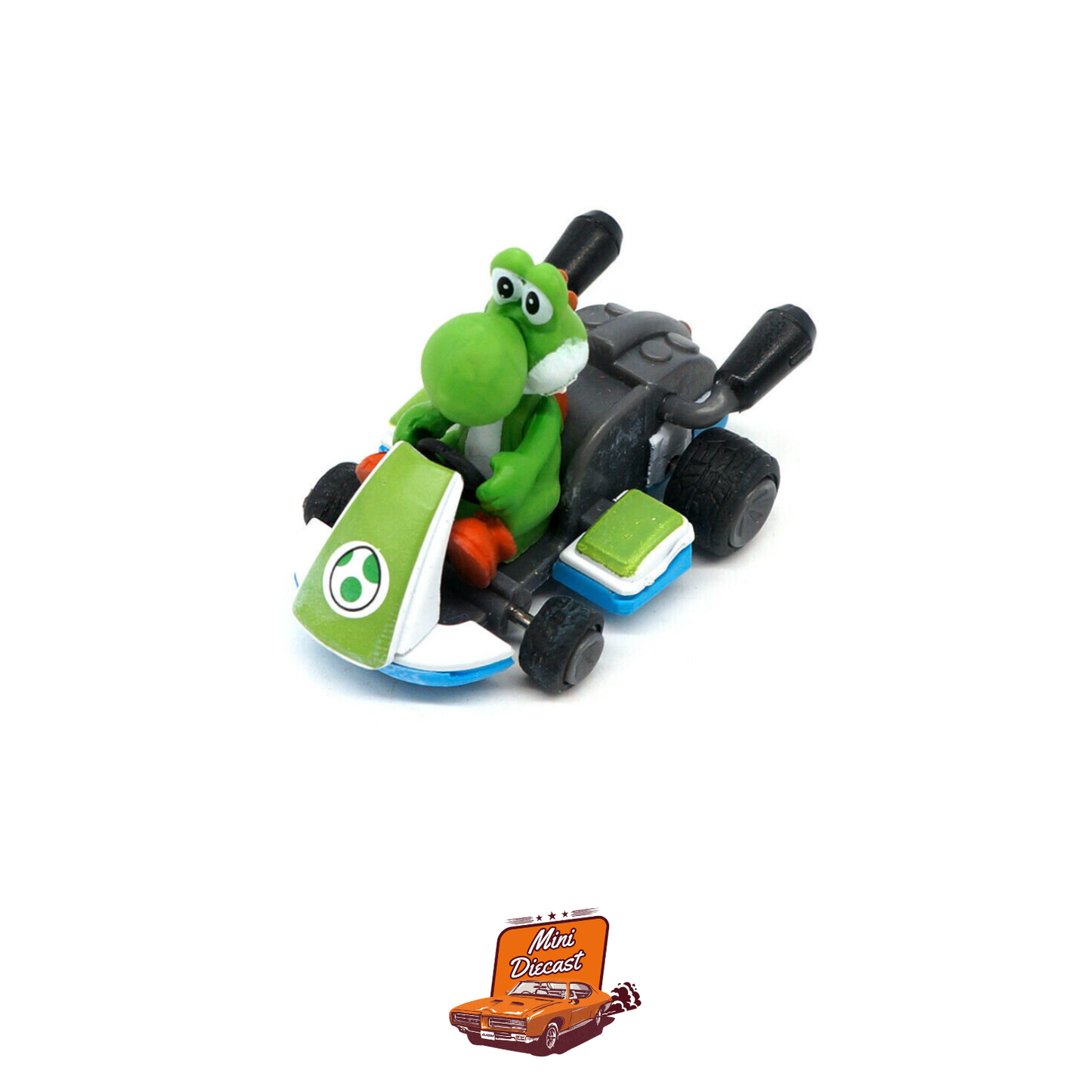 Mario Kart Pull Back Collection with Rubber Tyres (Imported)