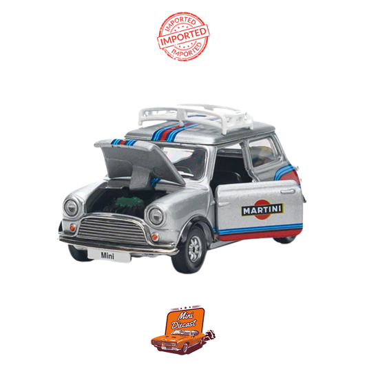 Tiny City No.18 Mini Cooper Mk (Silver) 1:50 Scale