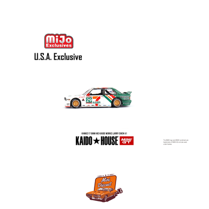 Kaido House x Mini GT #217 BMW M3 Kaido Works Larry Chen V1 (USA Exclusive) – Coming Soon (ETA: Feb End 2026)