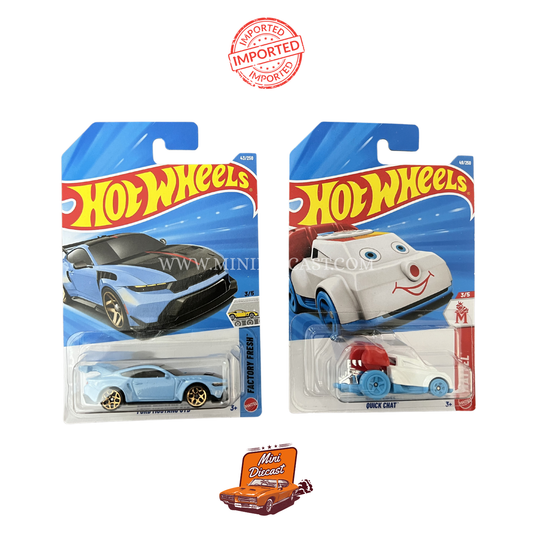 Hot Wheels Mainline (Set of 2) – Ford Mustang GTD / Quick Chat (Imported)