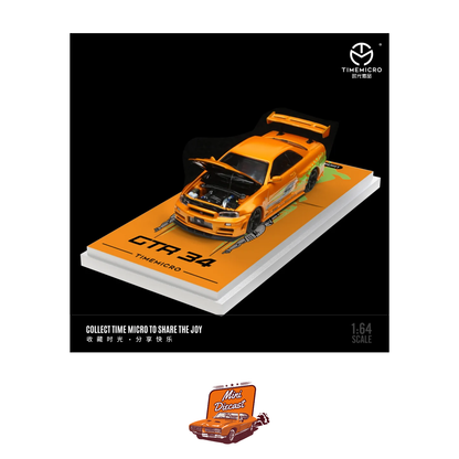 Time Micro Nissan Skyline GT-R R34 (TM643436)