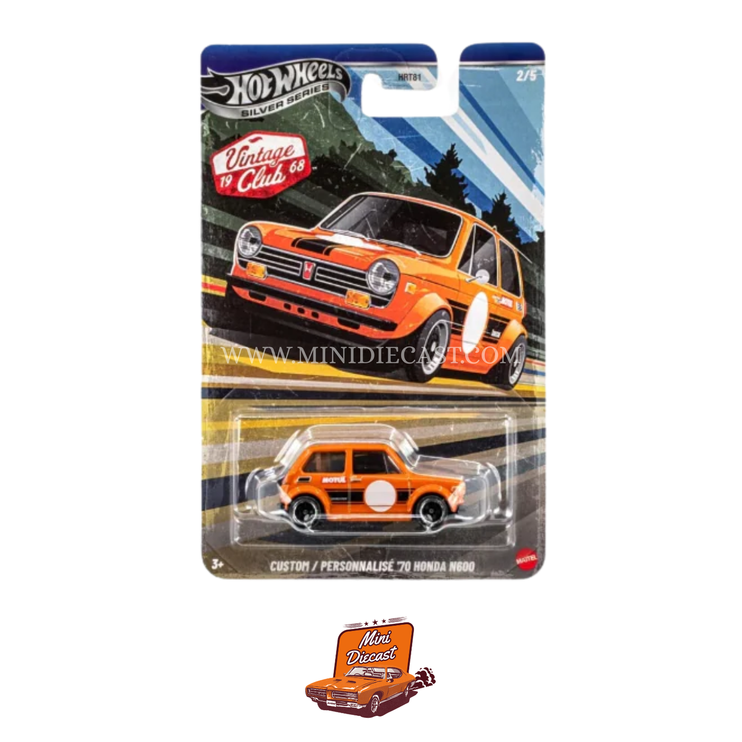 Hot Wheels Silver Series Vintage Club – Mix 2 2026 – Set of 5