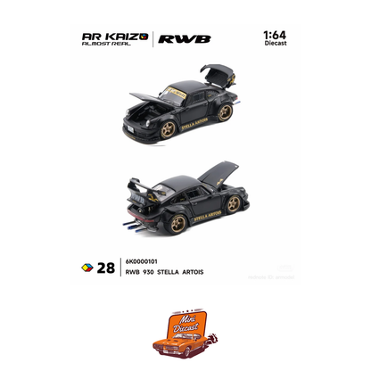 Almost Real AR Box Porsche RWB Stella 930 Stella Artois 1:64