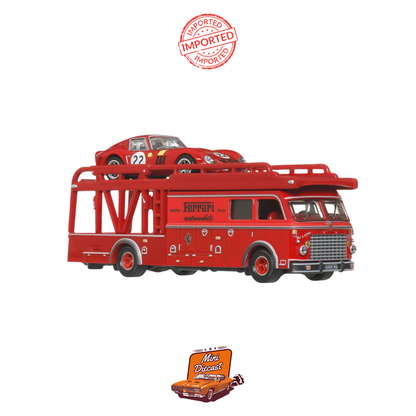 Hot Wheels Premium Team Transport Ferrari 250 GTO & Fiat 642 RN2 Bartoletti 2 Pack & Toyota AE86 Sprinter Trueno & Fleet Street 2 Pack (Imported)