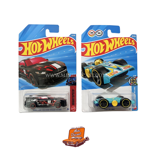 Hot Wheels Mainline (Set of 2) – 2020 Ford Mustang Shelby GT500 / Flippin Fast