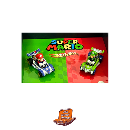 3D Car Frame – Hot Wheels Mario Kart (Mario & Luigi) – A4 Size