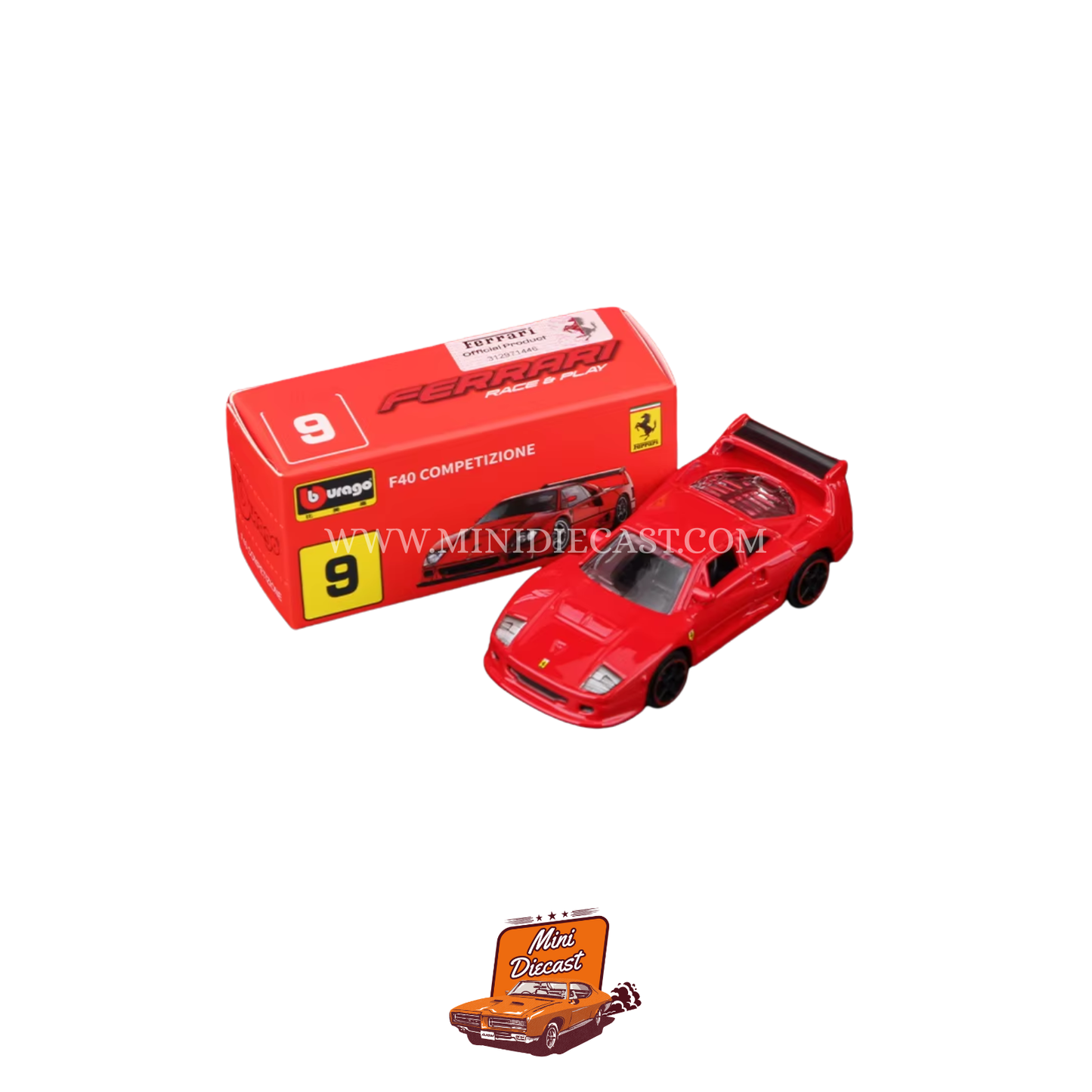 Bburago 1:64 – Ferrari F40 Competizione