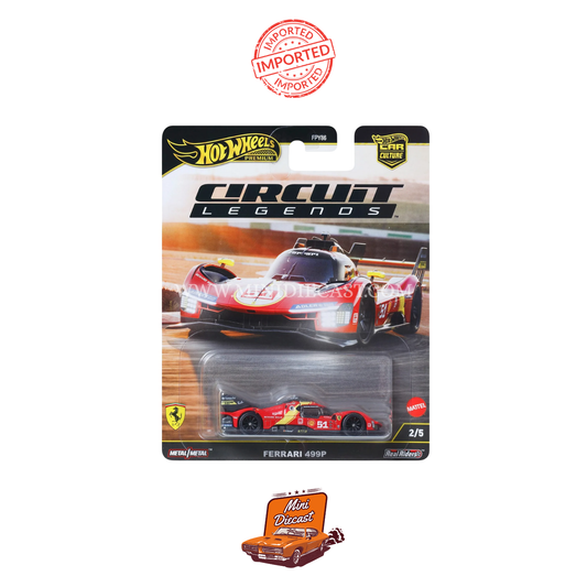 Hot Wheels Premium Car Culture – Circuit Legends Ferrari 499P (With Protector Case) Imported